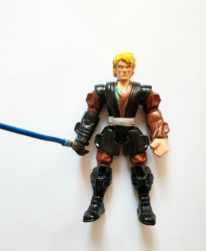 Anakin Skywalker Star Wars Figura Con Luz Hecha En México. (Usado)