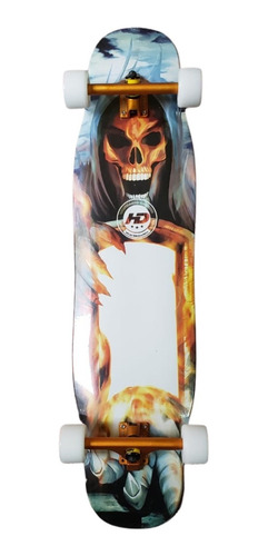 Longboard  Dancing Hondar  Skull Maple 40 Pol  Rodas 77a 