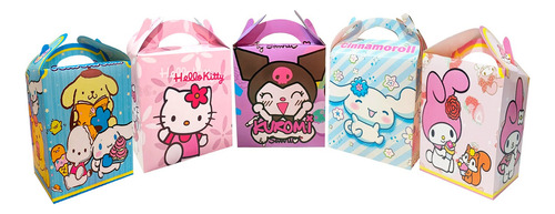 50 Cajas Dulcera Bolo Aguinaldo Kawaii Kitty Kuromi Cinnamon