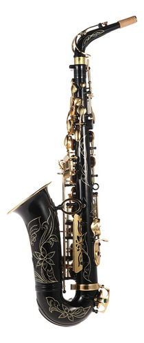 Saxofón Con Tecla Eb. Saxofón De Viento Tipo Latón Lacado