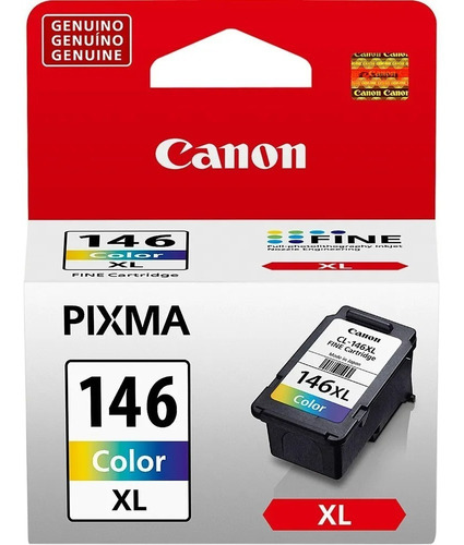 Cartucho Original Canon 146 Xl Colorido 13ml P/ Pixma Mg2910