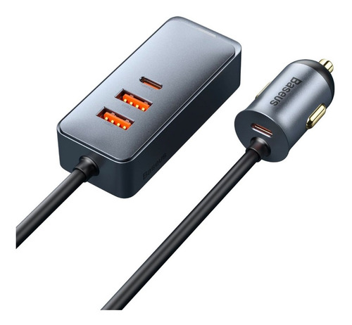 Cargador De Auto Multi Puerto Pps Usb C De 120 W - Baseus