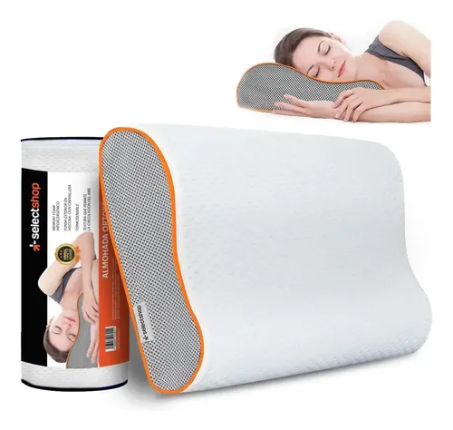 Almohada Memory Foam Estándar Gel Ajustable Suave Cómoda Color Blanco Ergonomica