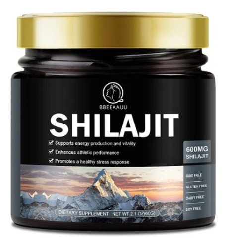 Shilajit Extracto Puro De Resina Shilajit Del Himalaya 600mg