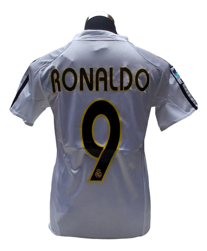 Camiseta Ronaldo Real M. Retro Clasica 