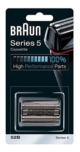 Repuesto Afeitadora Braun Serie 5 52b 5020 5030 5040 Casete Color Negro