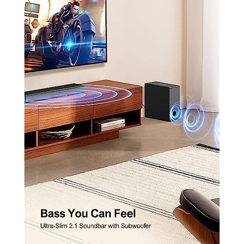 Barras De Sonido Para Tv Con Subwoofer, Sistema De Soni...