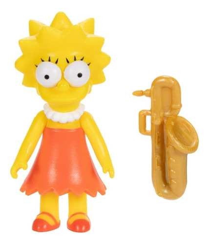 The Simpsons - Figura De Lisa Con Saxofon - Mide 5 Cm Alto
