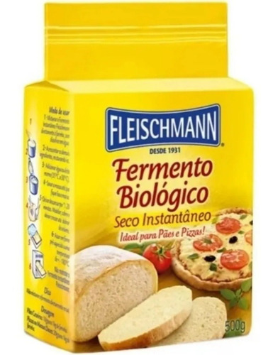 Fermento Biológico Seco Instantâneo Massa Salgada 500g