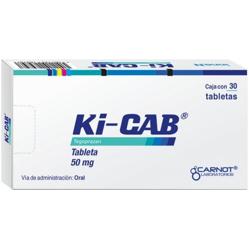 Ki-cab Tegoprazan 50 Mg 30 Tabletas