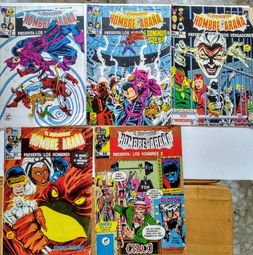 Coleccion De 5 Comic Hombre Araña Presenta