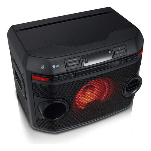Minicomponente Parlante Lg Xboom Ol45 Karaoke 220w Cd Led Negro 220 W (Usado)