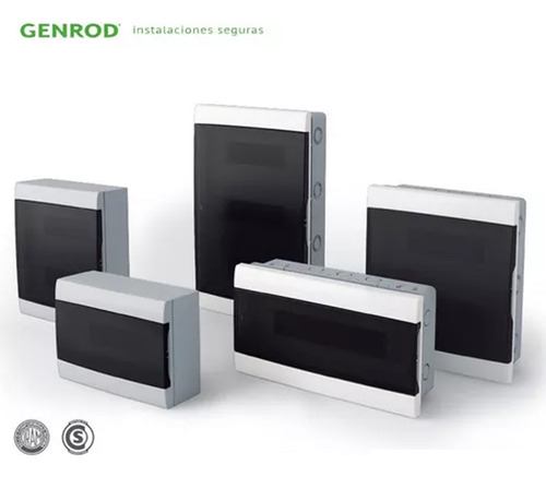Tablero Para Térmicas De Embutir 12 Bocas Din 04012 Genrod