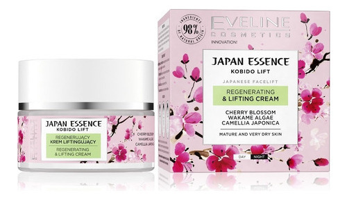 Japan Essence Crema Lifting Regeneradora Eveline Cosmetics Tipo de piel Todo tipo de pieles