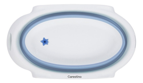 Bañera Plegable Con Soporte Celeste Carestino
