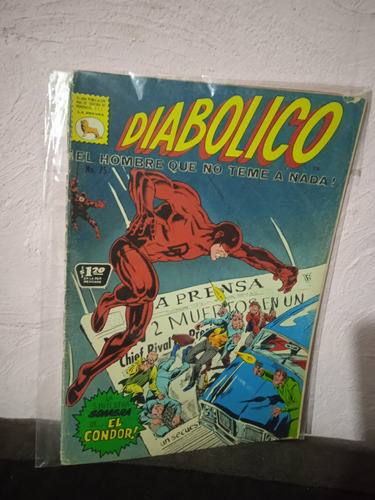 Marvel Comics 70s. Diabolico La Prensa N. 75 Vintage Español