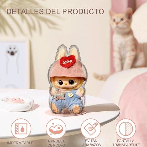 Kit De Labubu Monster Have A Seat Sentado Con Ropa Y Funda