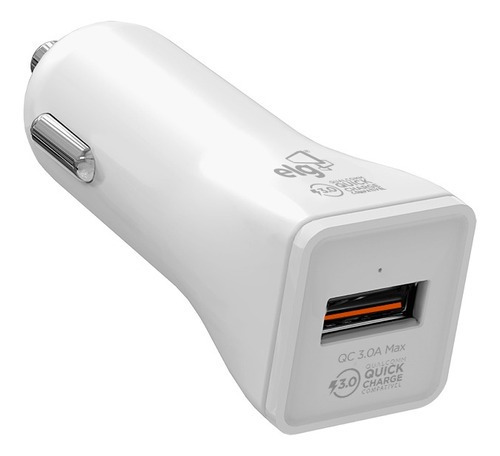 Carregador Veicular Encaixe Acendedor ELG Quick Charge 20w