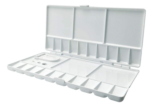 Caja Bandeja Pintura Plegabl Paleta Plastico Para Acuarela