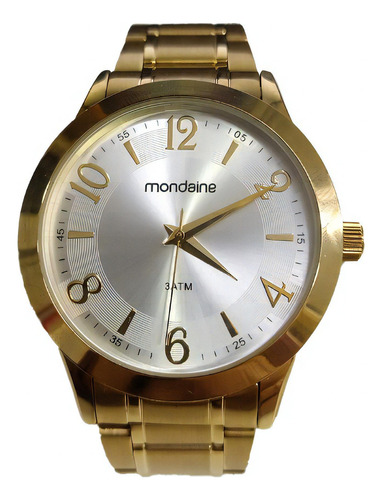 Relogio Mondaine Feminino 83331lpmkde1 De Vltrlne Cor da correia Dourado