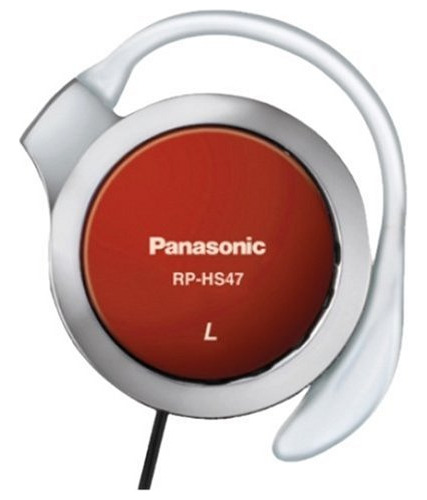 Panasonic - Auriculares Clip-on Rp Hs47e-r - Rojo