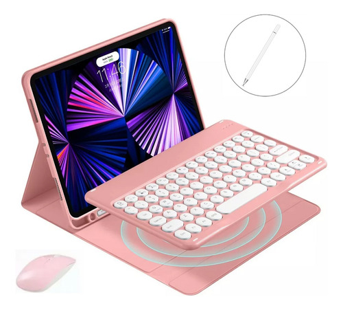 Funda+ Teclado + Mouse + Lápiz Para iPad 9/8/7.ª 10.2''  