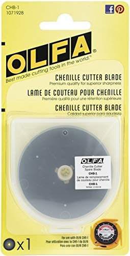 Olfa ******* Chb-1 Chenille Cutter Ultrasharp Black Blade, 1