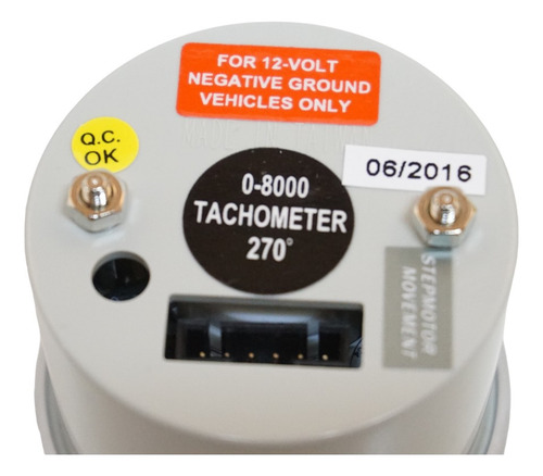 Reloj Rpm Tacómetro 2 0-8000 Rpm Au Swl Series Autogauge