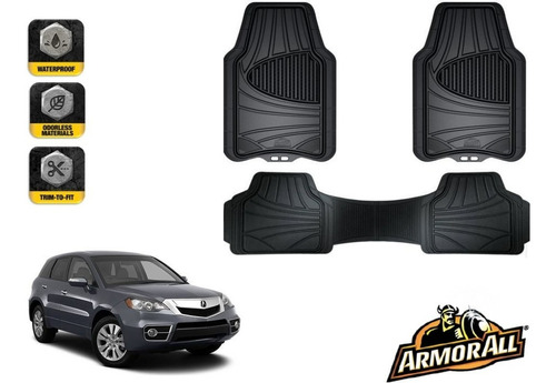 Kit Tapetes Negros Uso Rudo Acura Rdx 2.3l T 2011 Armor All