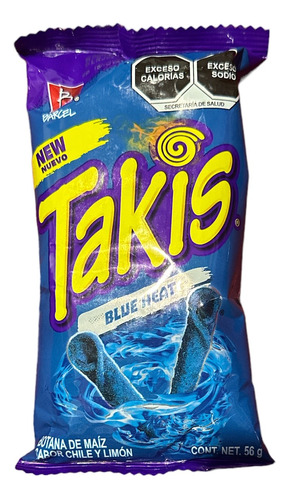 Takis® Blue Heat Azules Snack Mexicano Frituras Picantes