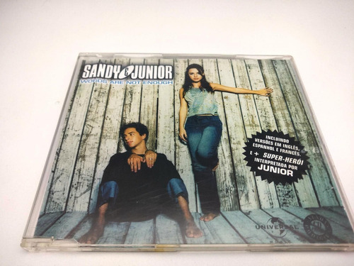 Cd Single - Sandy E Junior - Words Are Not Enough