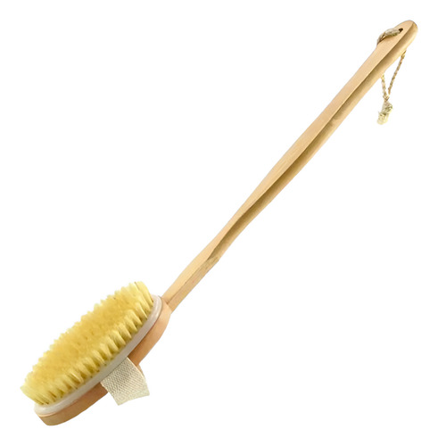 Cepillo Seco De Baño Mango Largo Espalda Cuerpo Unisex
