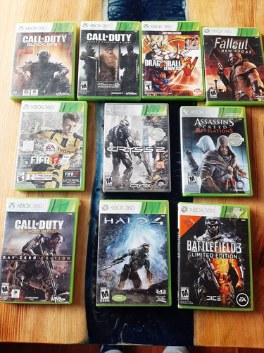 10 Juegos Xbox 360 Originales $ 4100