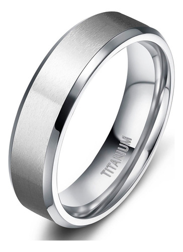 6mm Titanium Commitment Ring For Man & Woman