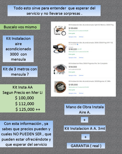Instalación Split Aire Acondicionado Matriculado