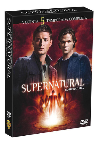 Box Dvd Coleção Supernatural: 5ª Temporada (6 Dvds)