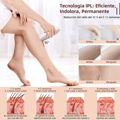 Kit Depilador De Pelos Laser Corporal E Caneta Sobrancelha