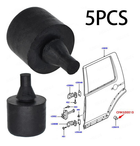 5 Piezas De Goma Para Tope De Puerta Cfm500010, Piezas De
