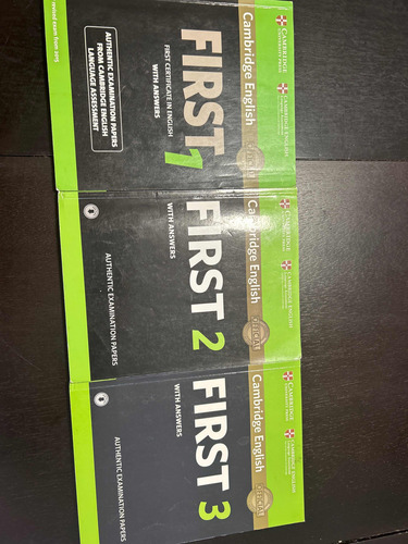 Libro Cambridge English First 1 & First 2 & First 3