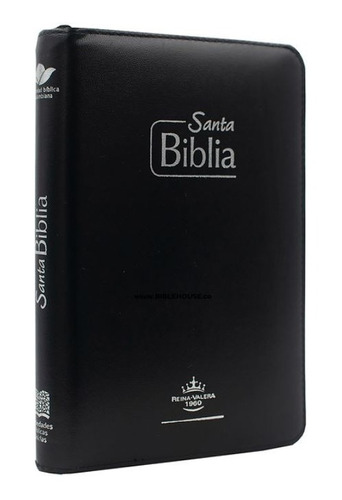 Biblia Reina Valera 1960 Tamaño Agenda Letra Grande Negro
