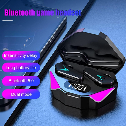 De 8pzs Audífonos Inalámbricos X15 Gamer In-ear Hifi Mayoreo