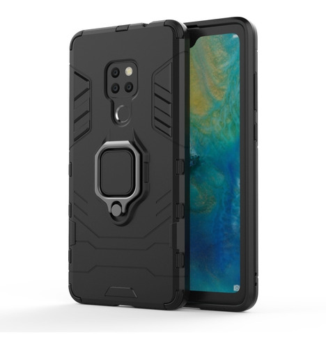 Huawei Mate 20 Case Bumper Antishock Black Panther Premium 