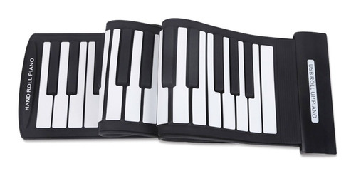 Portátil 61 Teclas Flexible Roll-up Piano Usb Midi Electróni
