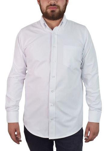 Stanlit Camisa De Vestir Manga Larga Tipo Oxford Caballero