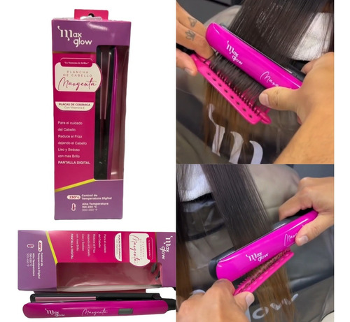 Plancha De Cabello Placas De Cerámica Antifrizz Peluquería