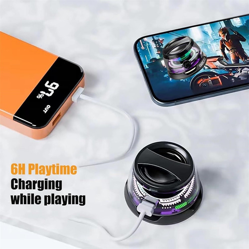 Mini Altavoz Bluetooth Magnético Con Luz De Multi-rgb, G200