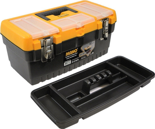 Imagen 1 de 5 de Caja Porta Herramientas Plastica Mano Mt-16 40x19x19