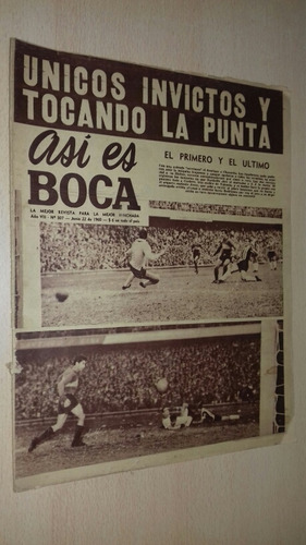 Revista Asi Es Boca N°307 Junio 1960 Regular Estado Ver Foto