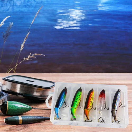 5 Piezas Fishing Señuelos Señuelos De Pesca Cebos 10 Cm