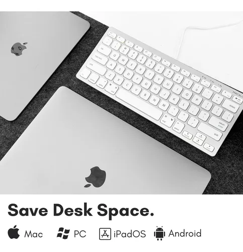 Teclado Macally Ucslimkeycsg Con Cable Usb Tipo C Para Mac/w
